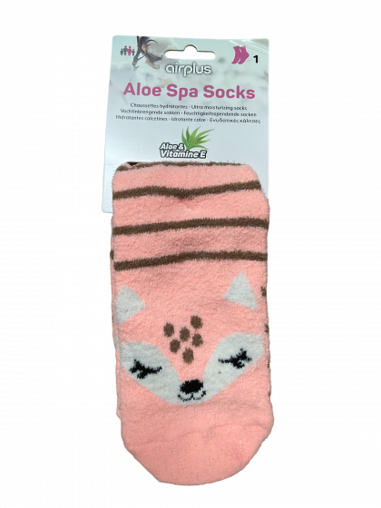 Aloe Spa Socks chaussettes hydratantes 36-41 animal Airplus - une paire de chaussettes
