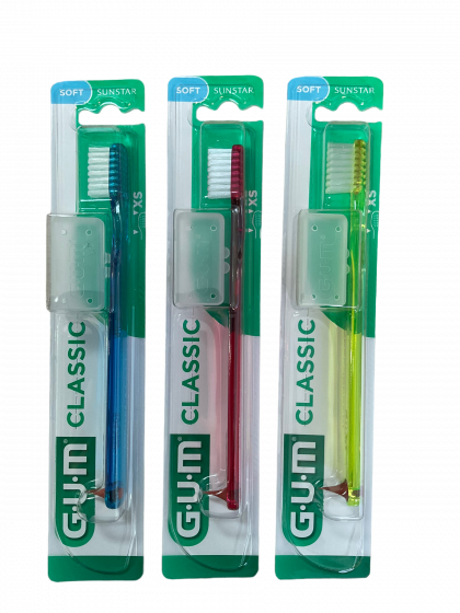 Brosse à dents Classic 407 souple GUM - une brosse à dents