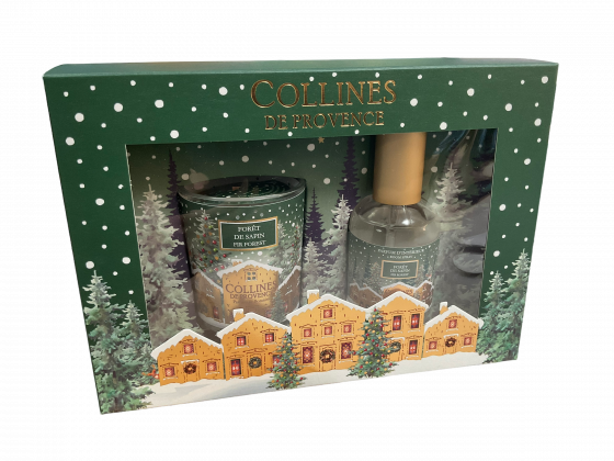 Coffret cadeau Forêt de sapin Collines de Provence - coffret contenant 2 produits
