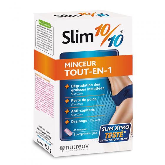 Slim 10/10 Nutreov - boîte de 60 comprimés