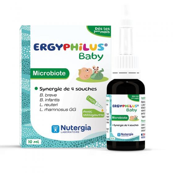 Ergyphilus baby Nutergia - flacon compte-gouttes de 10ml