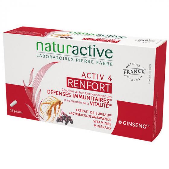 Activ 4 Renfort Naturactive - boîte de 28 gélules
