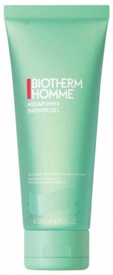 Aquapower Gel douche cheveux & corps Homme Biotherm - tube de 200 ml