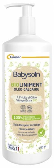 Babysoin BioLiniment oléo-calcaire Cooper - flacon-pompe de 750 ml