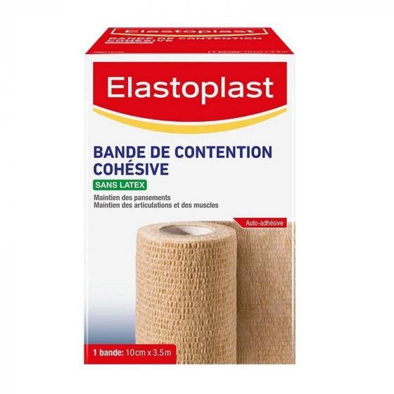 Bande de contention cohésive sans latex Elastoplast - bande de 10cm x 3,5m coloris chair