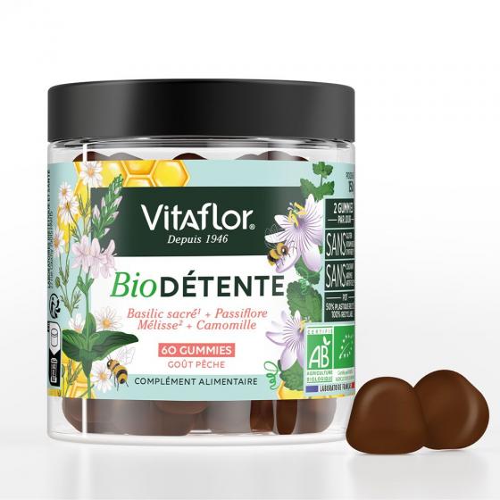 BioDétente bio Vitaflor - pot de 60 gummies