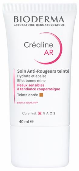Créaline AR soin Anti-Rougeurs teinté Bioderma - tube de 40 ml