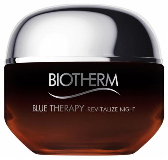 Blue Therapy Amber Algae Revitalize Nuit Crème revitalisante intense Biotherm - pot de 50 ml