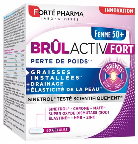 Brûlactiv Fort femme 50+ Perte de poids Forté Pharma - boîte de 60 gélules