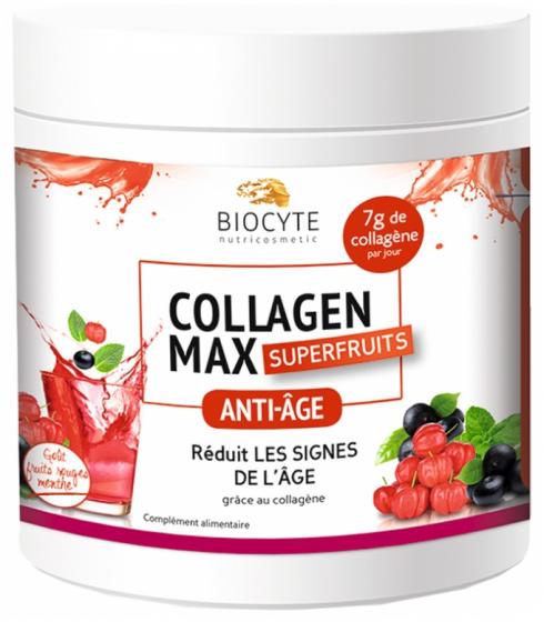 Collagen Max Superfruits Biocyte - pot de 260 g