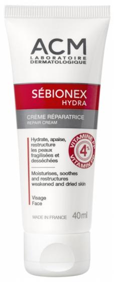 Crème Réparatrice Sébionex Hydra Laboratoire ACM - flacon de 40 ml