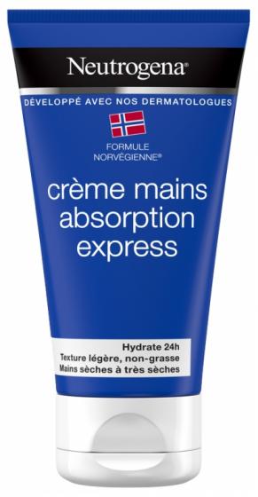 Crème mains absorption express Neutrogena - tube de 75 ml