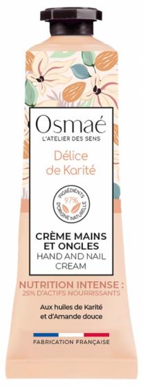 Crème mains et ongles Délice de Karité Osmaé - tube de 30 ml