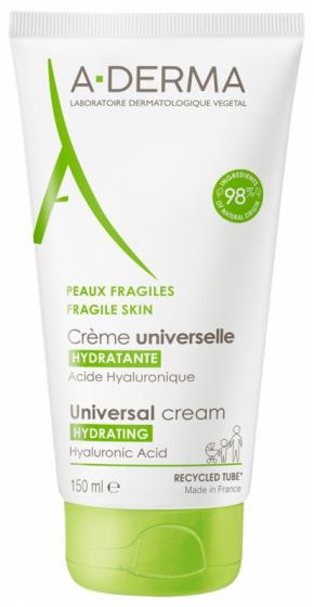 Crème universelle hydratante A-Derma - tube de 150 ml