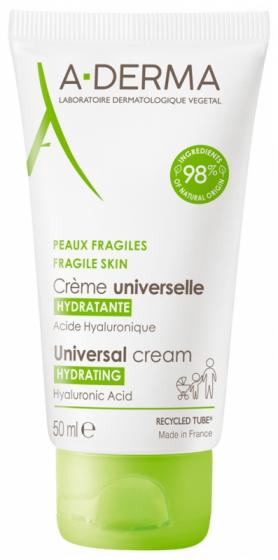 Crème universelle hydratante A-Derma - tube de 50 ml