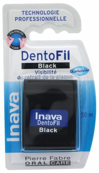 DentoFil black fil dentaire Inava - fil dentaire de 50 m