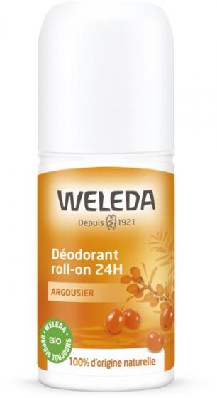 Déodorant Roll-on 24h Argousier Weleda - flacon de 50 ml