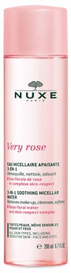 Very Rose Eau micellaire apaisante 3 en 1 Nuxe - flacon de 200 ml