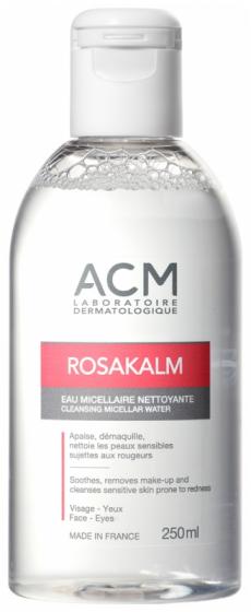 Eau micellaire nettoyante Rosakalm ACM - flacon de 250 ml