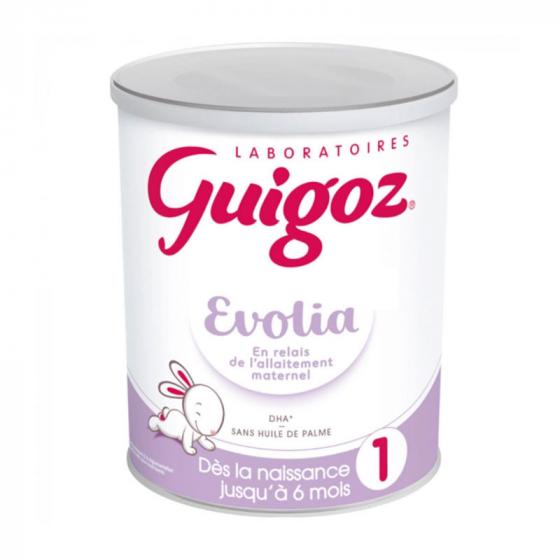 Evolia Lait 1er âge jusqu'à 6 mois Guigoz - pot de 800 g