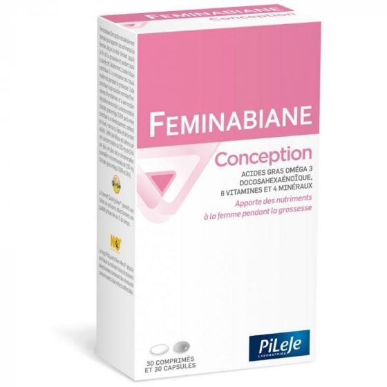 Feminabiane conception Pileje - boite de 30 comprimés et 30 capsules