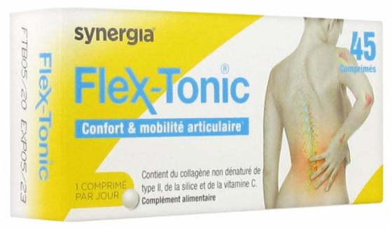 Flex-tonic confort articulaire Synergia - boîte de 45 comprimés