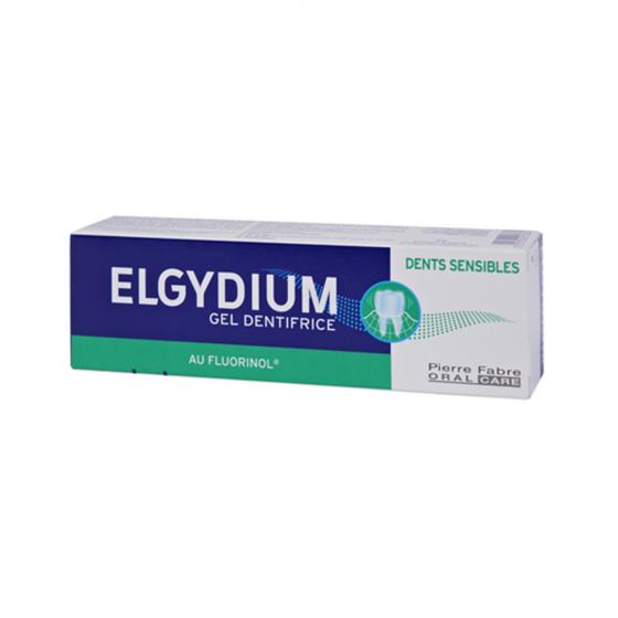 Gel dentifrice dents sensibles Elgydium - tube de 75 ml
