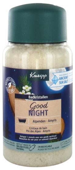 Good Night Cristaux de bain Pin des Alpes Amyris Kneipp - boîte de 600 g