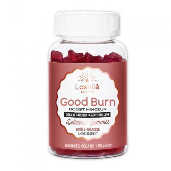 Good Burn boost minceur Lashilé Beauty - boîte de 60 gummies végan