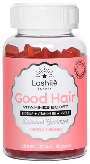 Good Hair vitamines boost Lashilé Beauty - boîte de 60 gummies végans