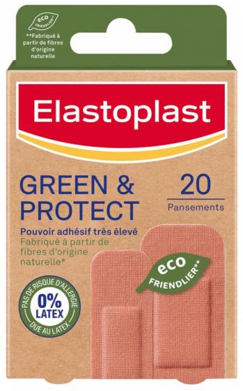 Green & protect Pansements Elastoplast - boîte de 20 pansements