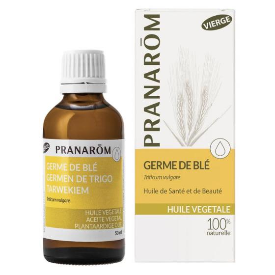 Huile végétale BIO germe de blé Pranarôm - flacon de 50 ml