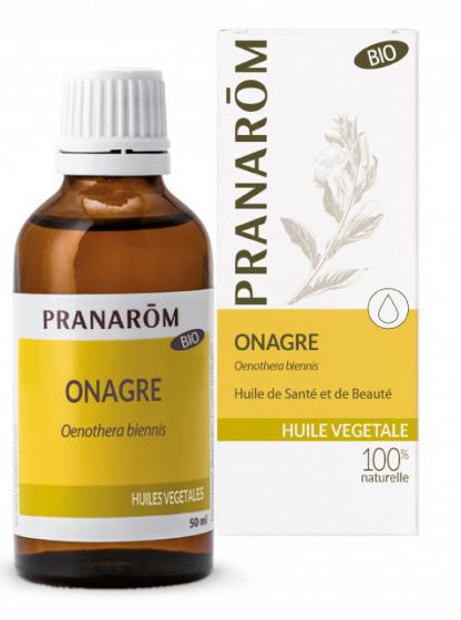 Huile végétale d'Onagre bio Pranarôm - flacon de 50 ml