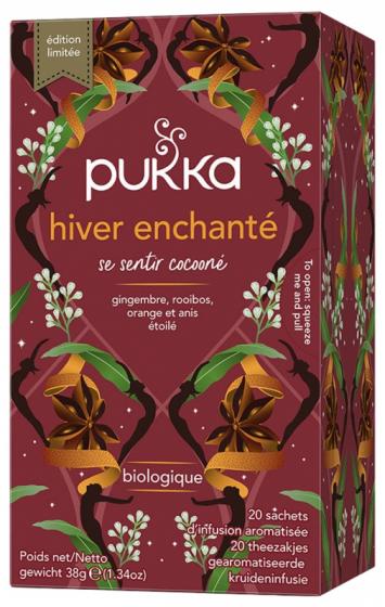 Hiver enchanté infusion aromatisée bio Pukka - boîte de 20 sachets