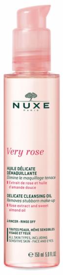 Very Rose Huile délicate démaquillante Nuxe - flacon de 150 ml