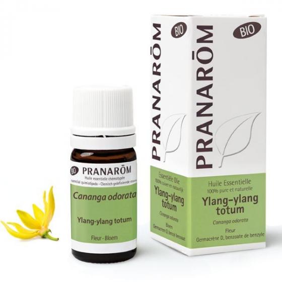 Huile essentielle Ylang-ylang totum fleur bio Pranarôm - flacon de 5 ml