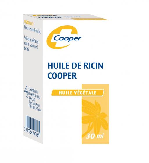 Huile végétale de ricin Cooper - flacon de 30 ml