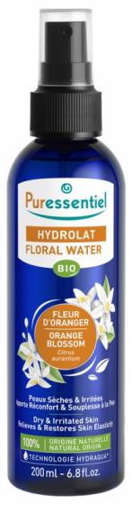 Hydrolat eau florale fleur d'oranger bio Puressentiel - spray de 200 ml