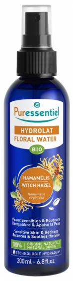 Hydrolat eau florale hamamélis bio Puressentiel - spray de 200 ml