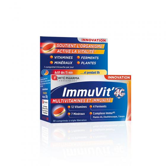 ImmuVit'4G Forte Pharma - boîte de 30 comprimés