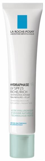 Hydraphase HA UV SPF25 riche La Roche-Posay - tube de 40 ml