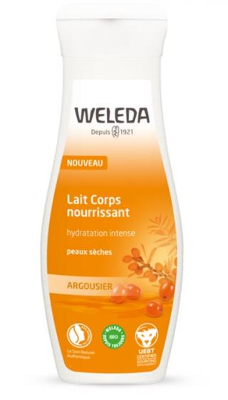 Lait corps Nourissant Argousier bio Weleda - tube de 200 ml