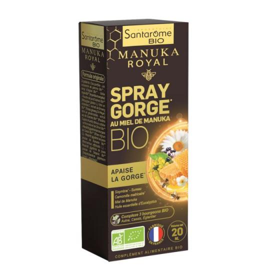 Manuka Royal Spray gorge bio Santarome - spray de 20ml