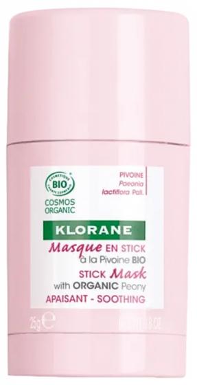 Masque en stick à la pivoine bio Klorane - stick de 25 g