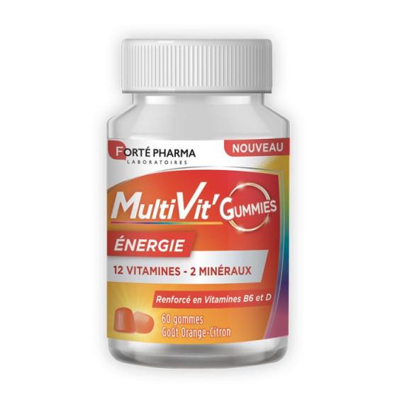 Multivit' Gummies énergie Forte Pharma - pot de 60 gommes