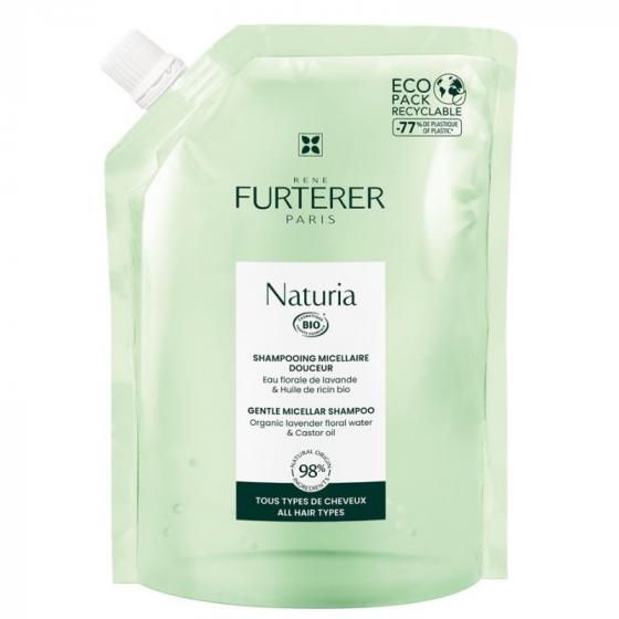 Naturia shampooing micellaire douceur bio René Furterer - éco-recharge de 400ml