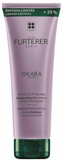 Okara Silver Shampooing déjaunissant cheveux blancs édition limitée René Furterer - tube de 250 ml