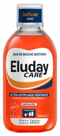 Eludril care devient Eluday care bain de bouche Pierre Fabre - flacon de 500 ml