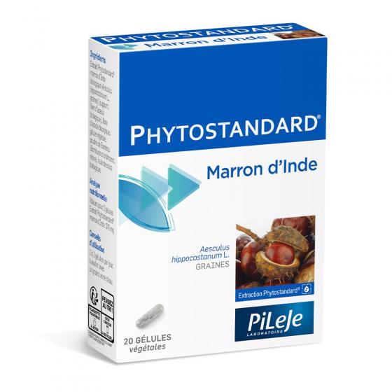 Phytostandard de Marron d'Inde Bio Pileje - boite de 20 gélules