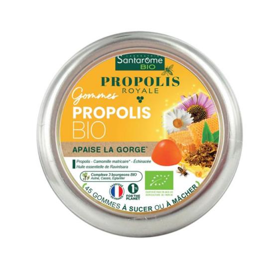 Propolis Royale Propolis Gommes bio Santarome - boîte de 45 gummies